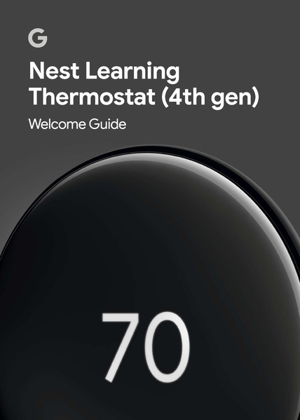 File:Nest Thermostat Gen4 Welcome Guide.pdf