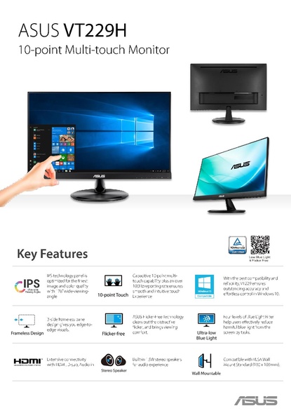 File:ASUS VT229H Touch Monitor Datasheet.pdf